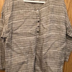 Preowned women’s Pure JJill linen top M